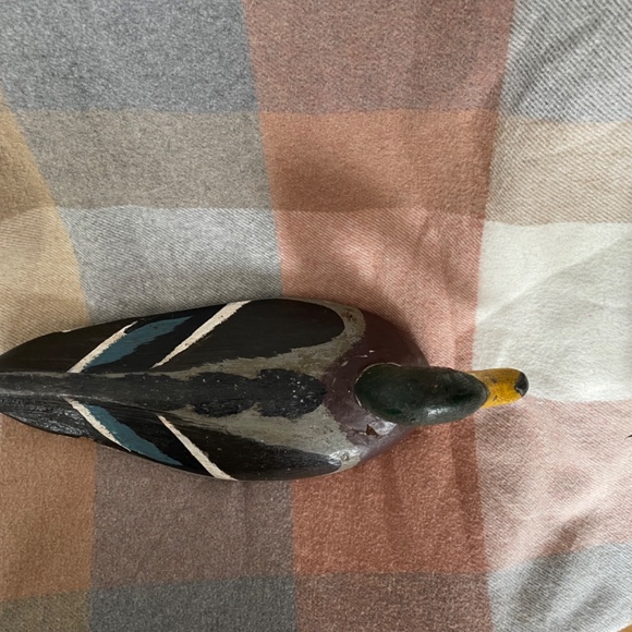 WOODEN DECOY MALLARD DUCK , VERY OLD - Picture 3 of 7